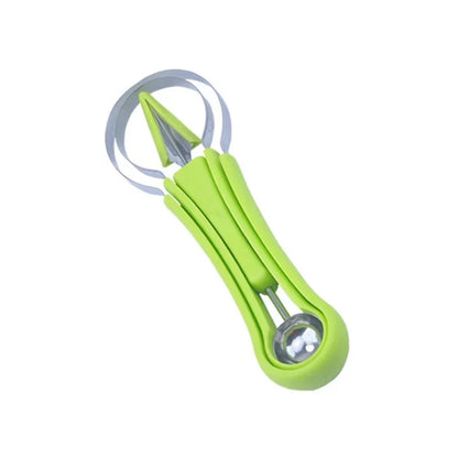 Three-in-One Stainless Steel Multi-Purpose Fruit Ball Excavator Spoon